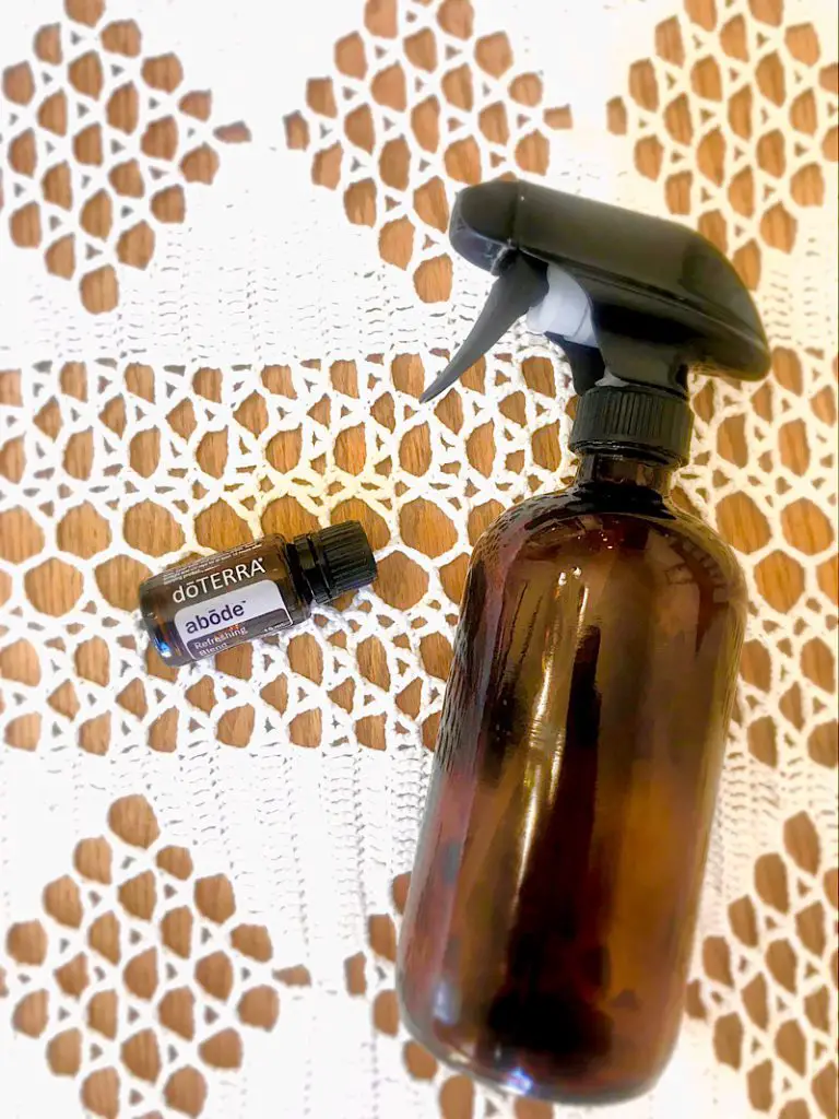 Essential Oil Cleaner Spray Bottle and Abode Oil