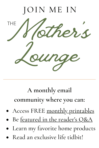 the mothers lounge email sign up image