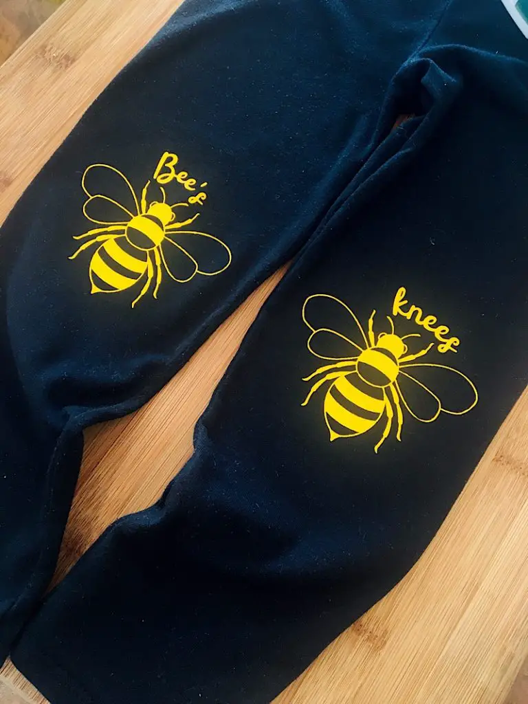 bees knees pants closeup