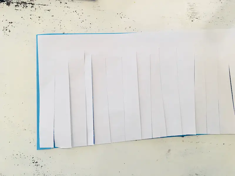 glueing paper together